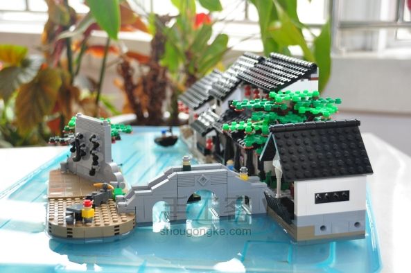 水乡--LEGO写意作品（erickou原创） 第26步
