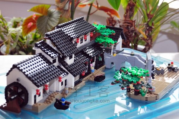 水乡--LEGO写意作品（erickou原创） 第24步