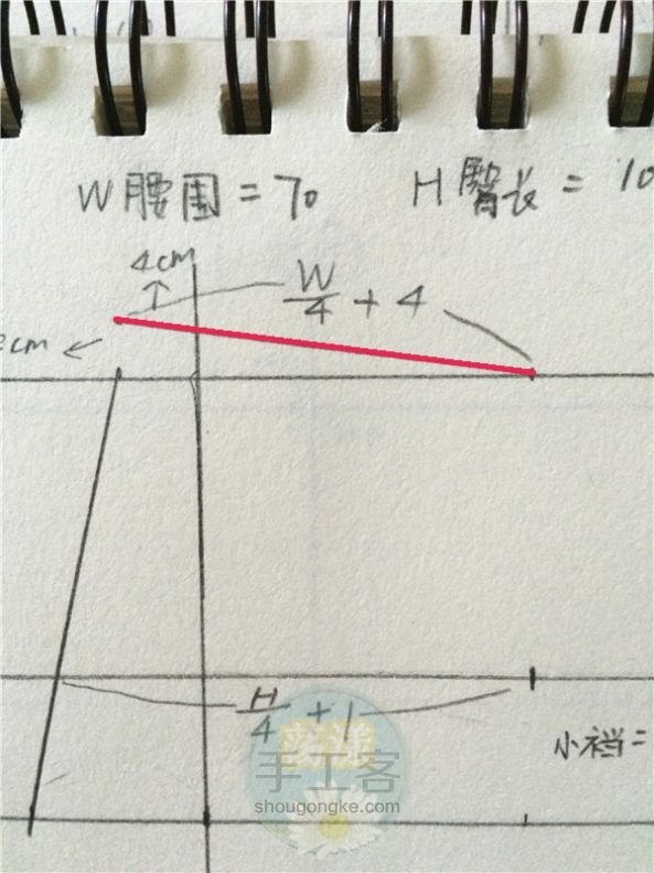 零基础学习裤子制版 第22步