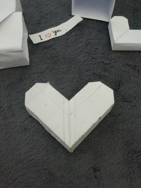 爱心盒子折纸教程！ 第29步