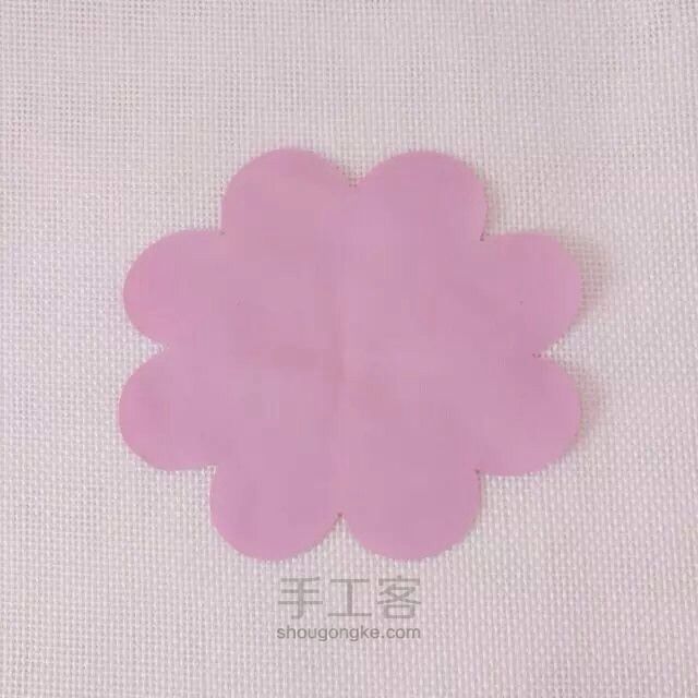 高档华丽陶瓷花金丝片发夹 第7步