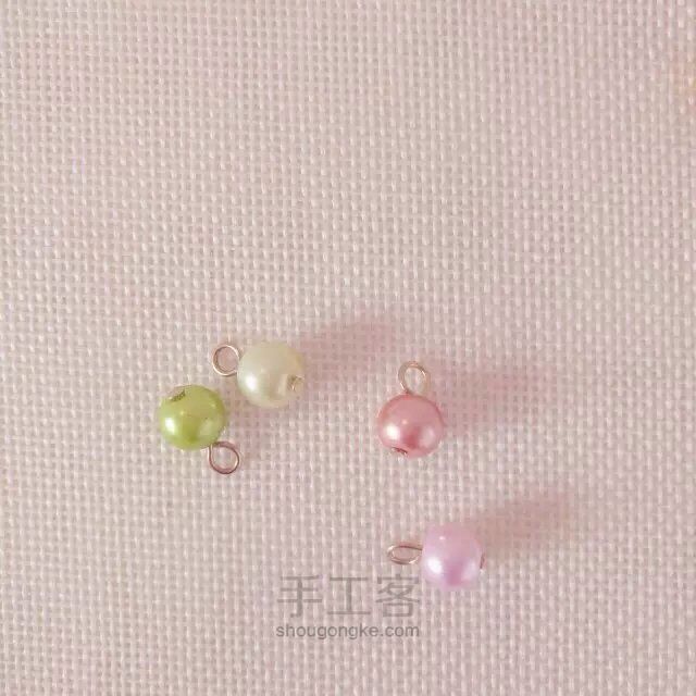 高档华丽陶瓷花金丝片发夹 第17步