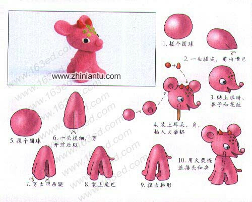 动物2 轻粘土篇 第5步