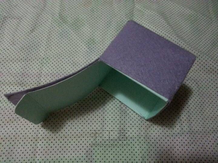 简单几步~由普通纸盒变身为小巧可爱的收纳布盒~ 第9步