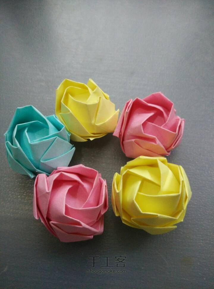 折纸玫瑰🌹 第1步