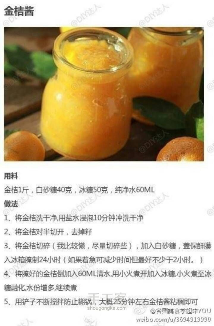 【转载】各种果酱制作图解 第1步