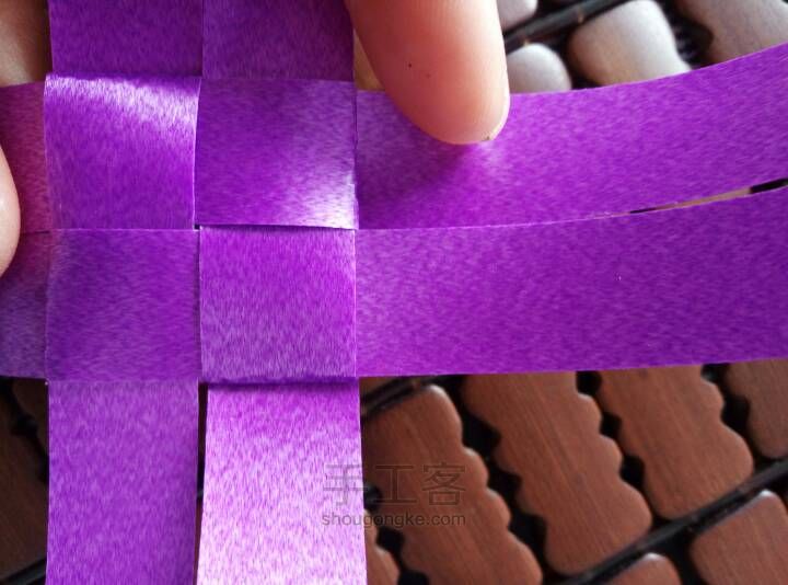 紫色浪漫风铃 第3步