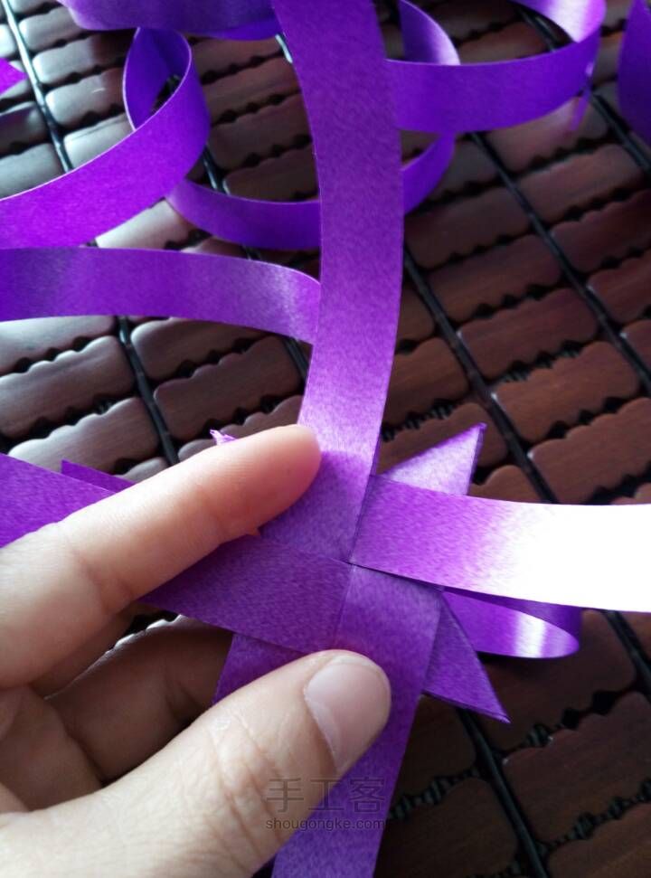 紫色浪漫风铃 第7步