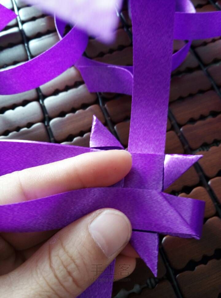 紫色浪漫风铃 第10步
