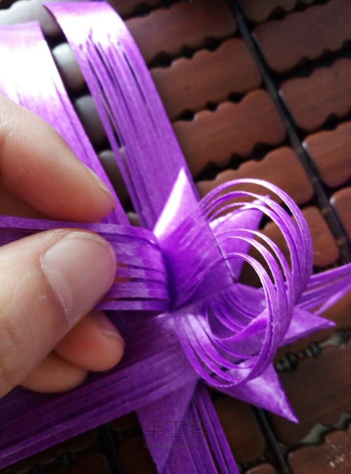 紫色浪漫风铃 第13步