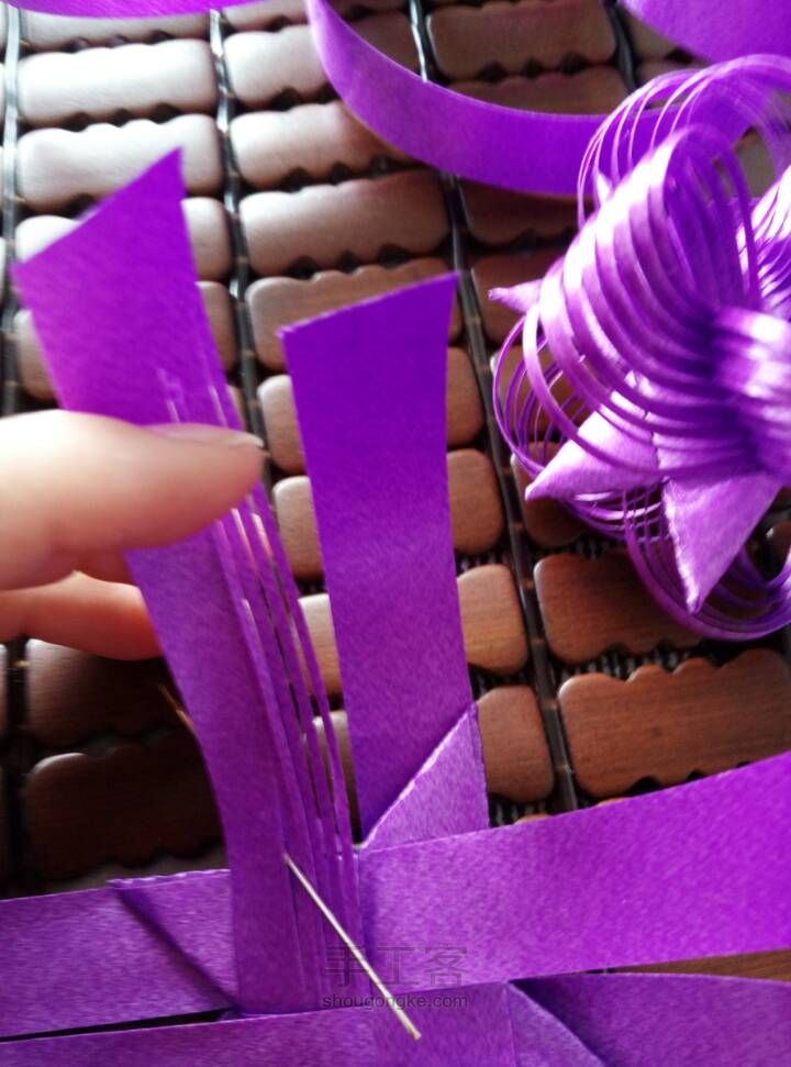 紫色浪漫风铃 第12步