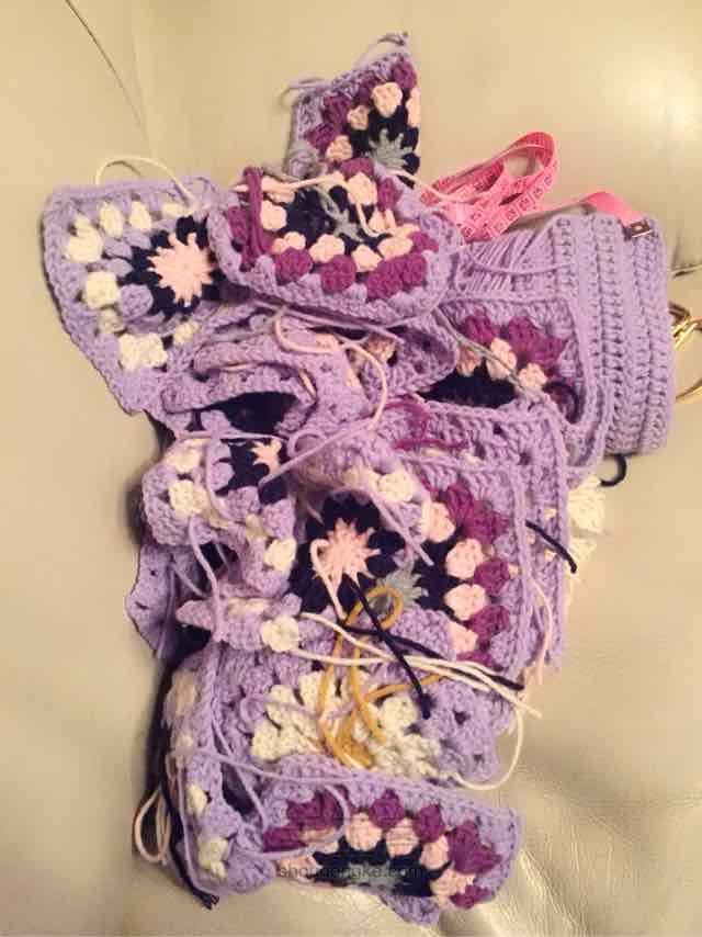 钩织一个香芋紫的枕套吧 第3步