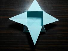 教你折简约的四角盒子，求求你们上传学习作品吧，拜托拜托