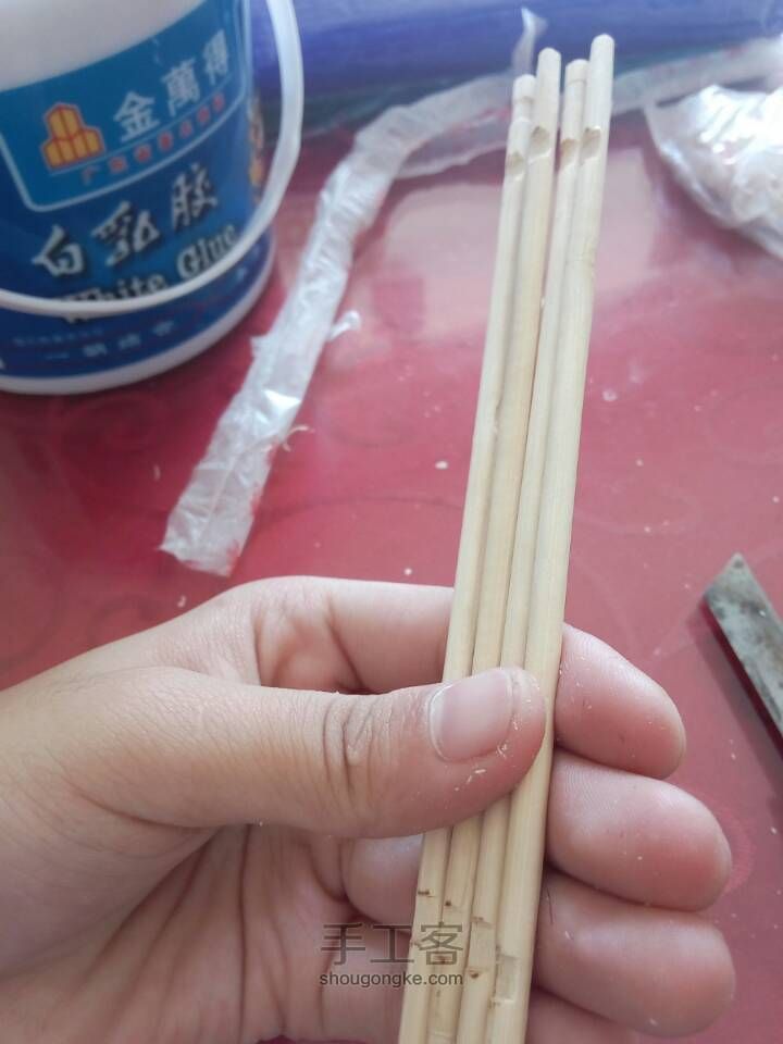 筷子小灯 第2步
