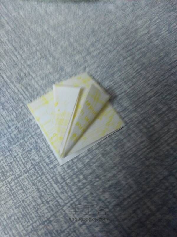 黄色千纸鹤——转 第3步