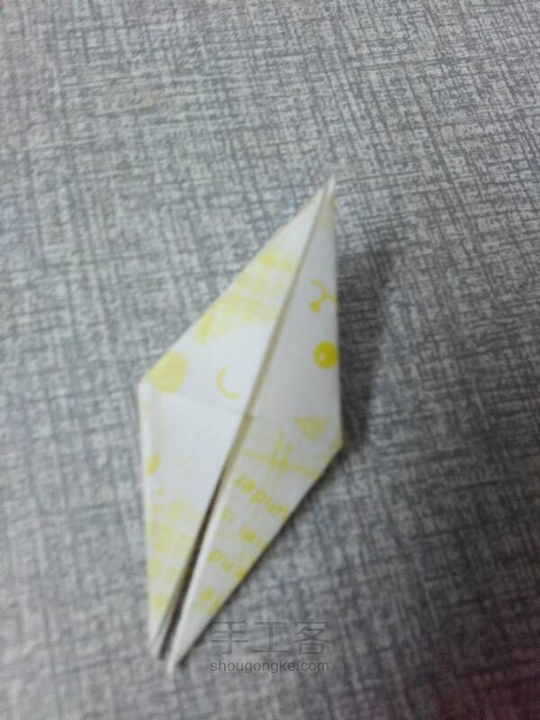 黄色千纸鹤——转 第8步
