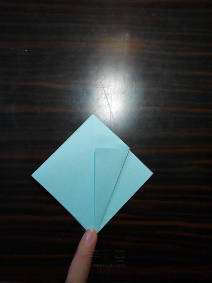 教你折四角盒子 第9步