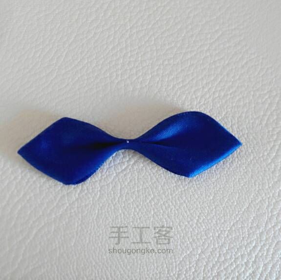 〖成品可售〗 宝蓝发箍 第4步