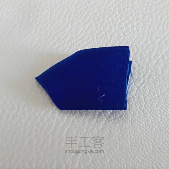 〖成品可售〗 宝蓝发箍 第7步