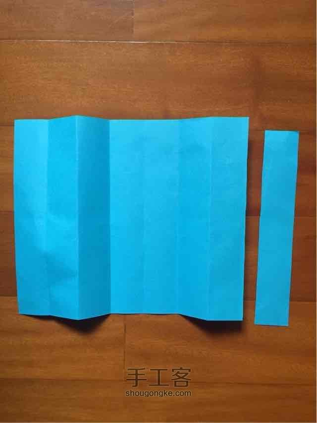 （纸盒系列十六）六角盒折法 第3步