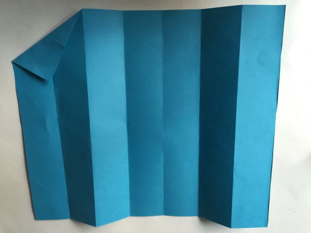 （纸盒系列十六）六角盒折法 第4步