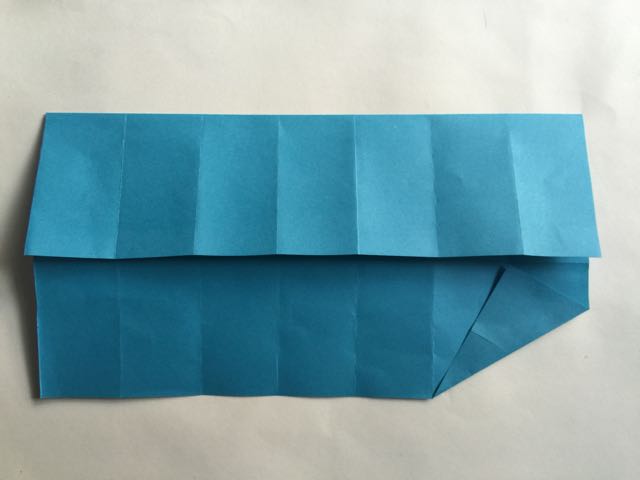 （纸盒系列十六）六角盒折法 第6步