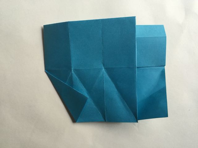 （纸盒系列十六）六角盒折法 第12步