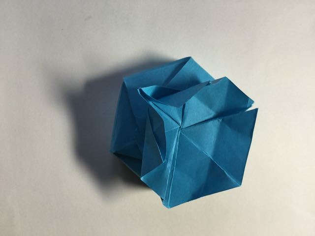 （纸盒系列十六）六角盒折法 第29步