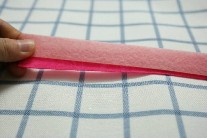 【粉色甜心蛋糕置物盒·不织布系列·宅猫猫】 第8步