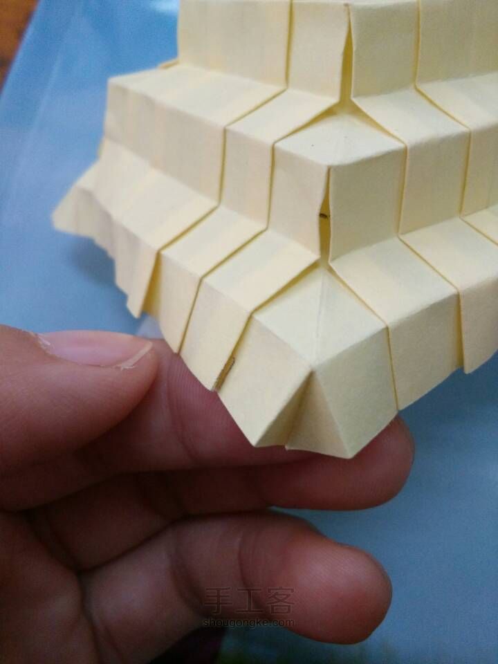立体折纸   金字塔 第17步