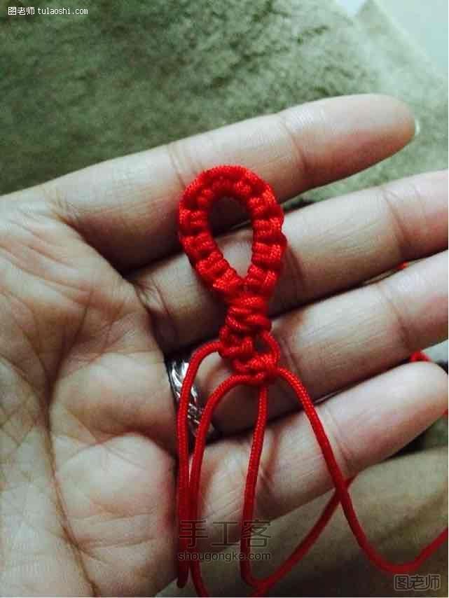 红绳编织之岁岁平安窄版手链 转载 第5步