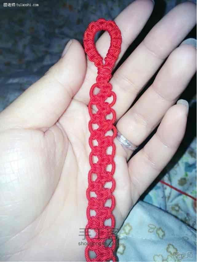 红绳编织之岁岁平安窄版手链 转载 第7步
