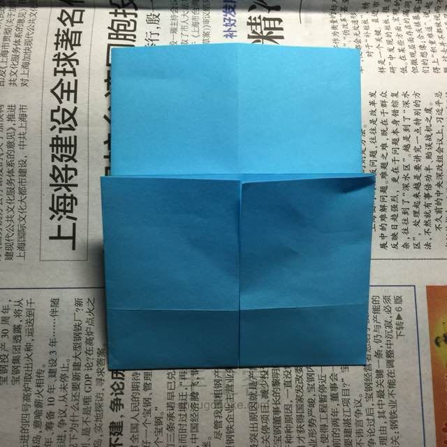 （纸盒系列二十三）糖果盒折法 第6步