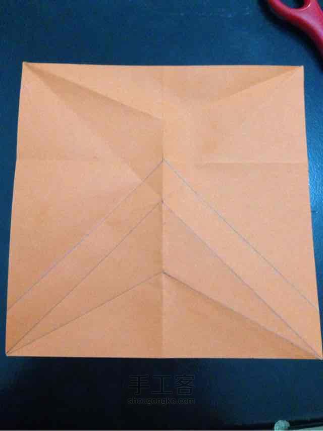 锦鲤鱼折纸 第11步