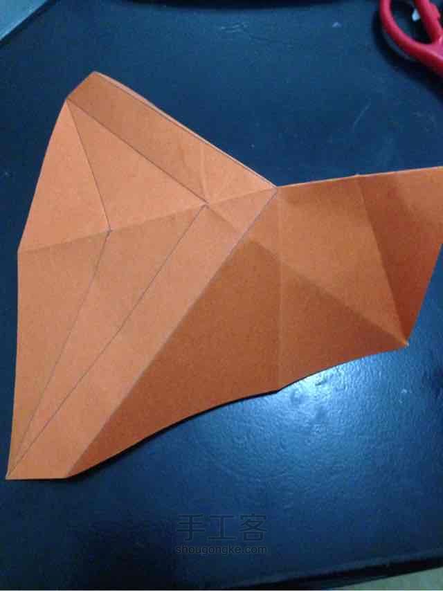 锦鲤鱼折纸 第12步
