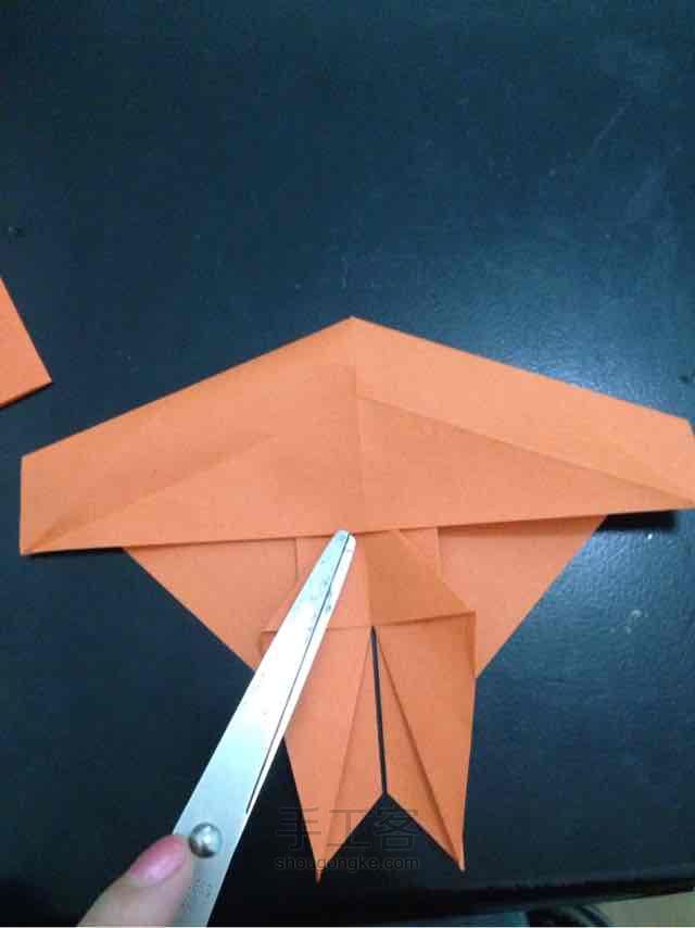 锦鲤鱼折纸 第21步