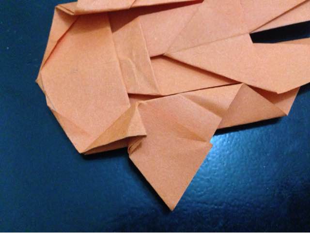 锦鲤鱼折纸 第29步