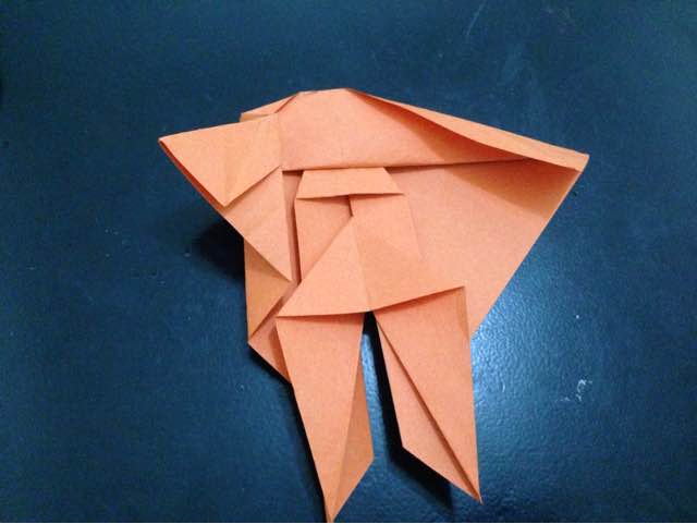 锦鲤鱼折纸 第26步