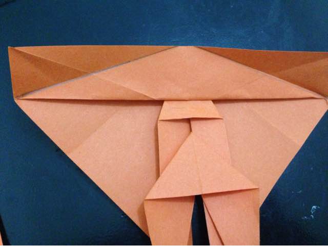 锦鲤鱼折纸 第23步