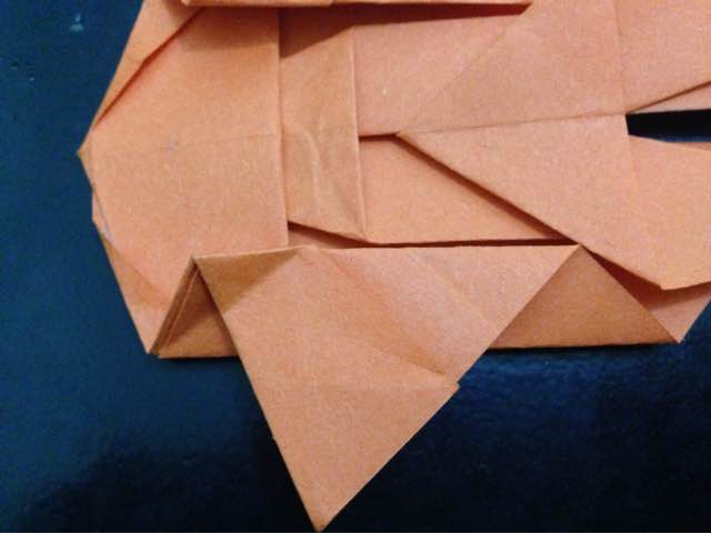 锦鲤鱼折纸 第28步