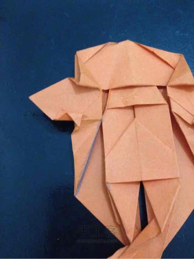 锦鲤鱼折纸 第42步