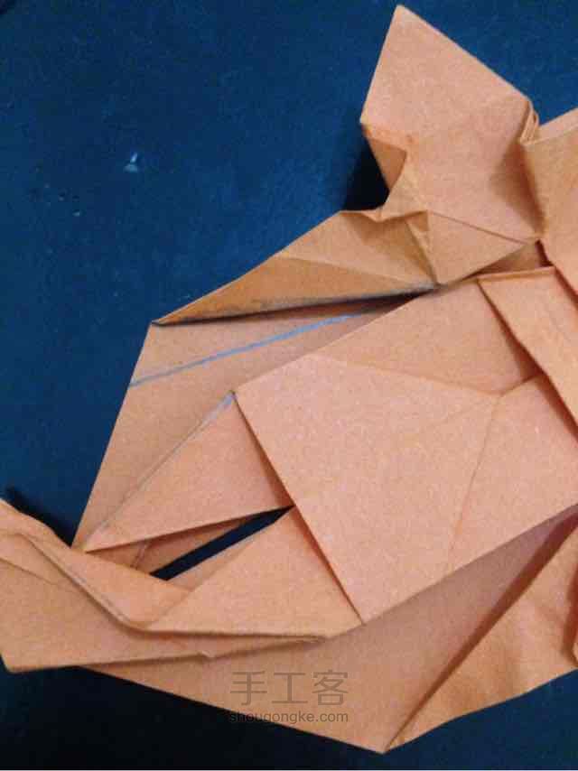 锦鲤鱼折纸 第44步