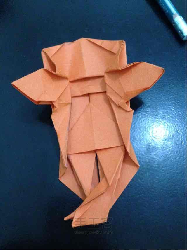 锦鲤鱼折纸 第47步