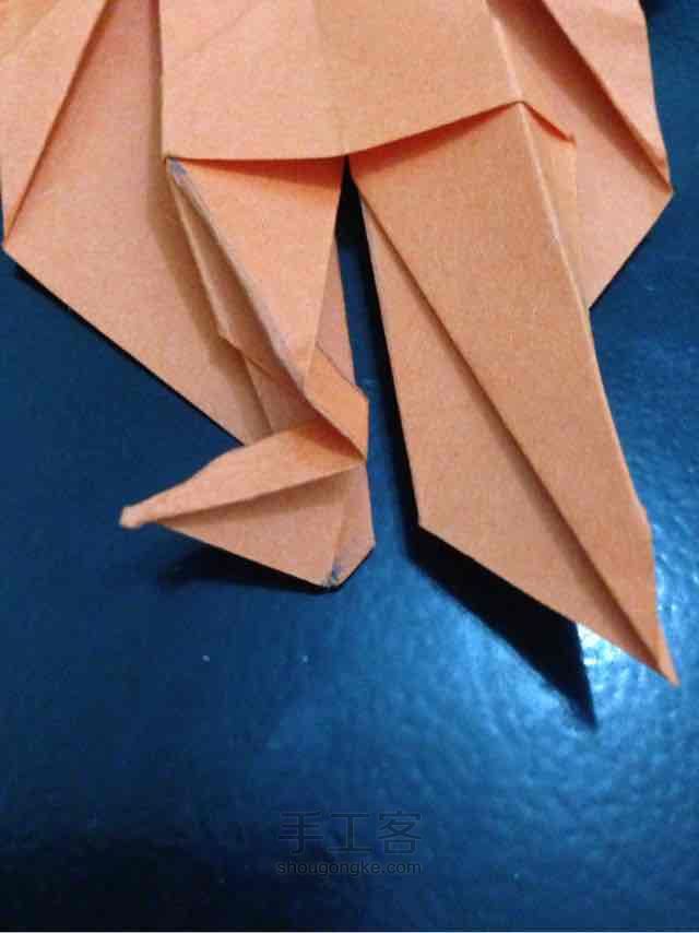 锦鲤鱼折纸 第40步