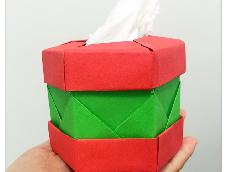 我折的纸巾盒