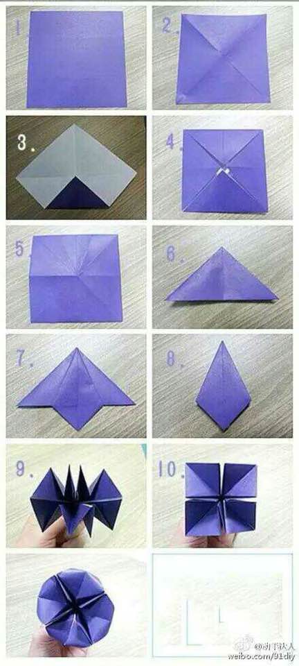 【转载】折纸教程 第4步