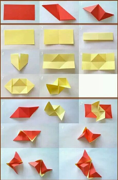 【转】花球折纸教程 第1步