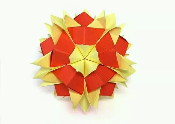 【转】花球折纸教程 第11步