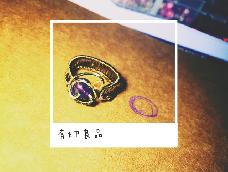 绕线紫水晶戒指