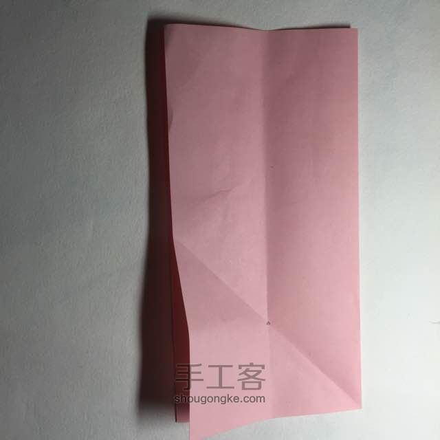 （纸花系列十一）一款纸花的折法 第4步